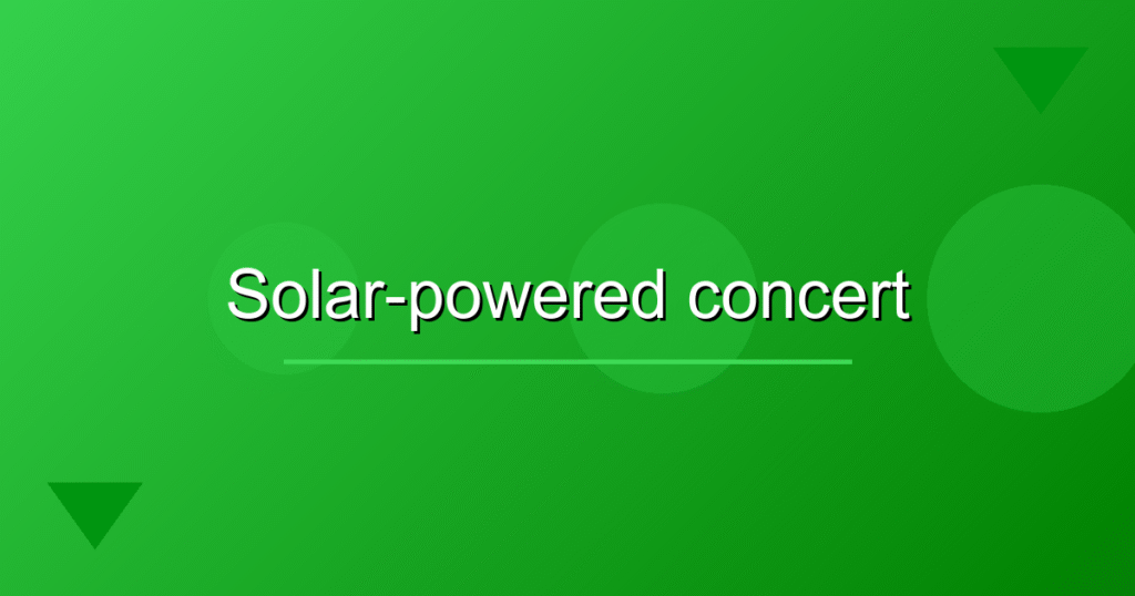 Solar Power Fuels Lil Tjay’s 2025 Tour for a Greener Concert