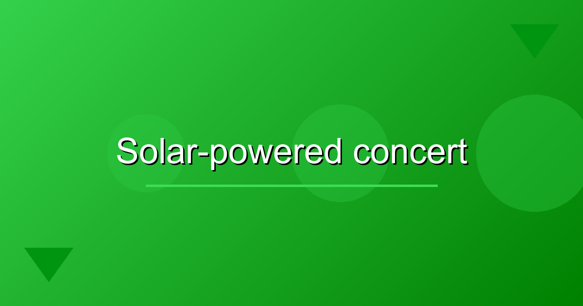 Solar Power Fuels Lil Tjay's 2025 Tour for a Greener Concert