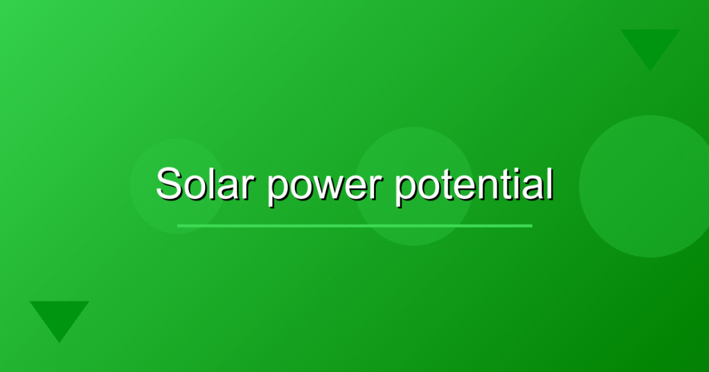 Capture 2% of Solar Radiation to Power All Global Energy