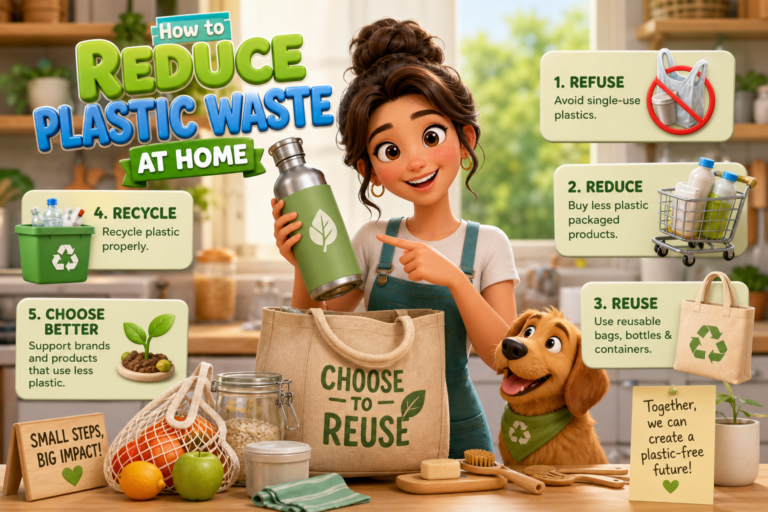 How to Reduce Plastic Waste at Home