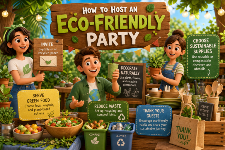 How to Host an Eco-Friendly Party