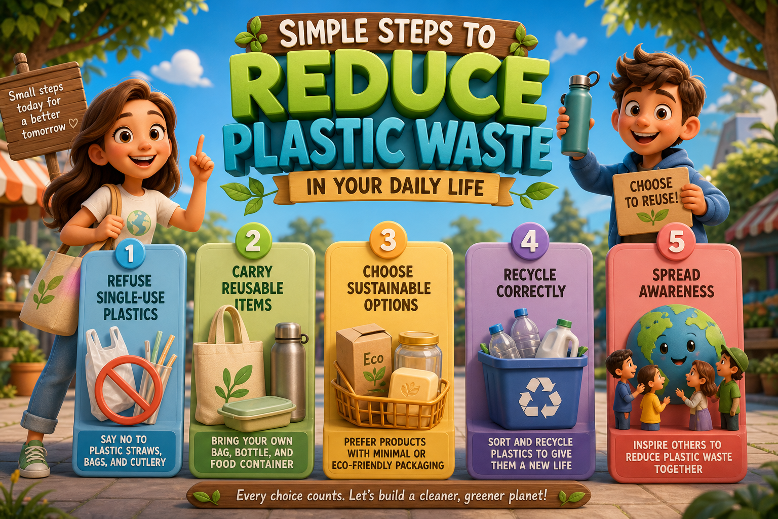 reduce plastic waste