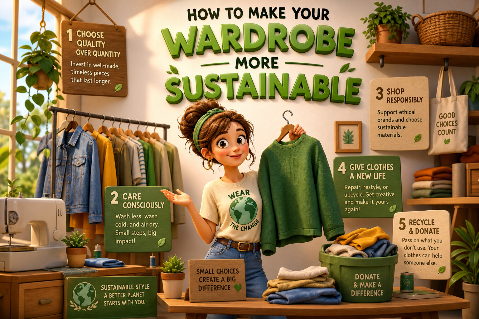 sustainable wardrobe